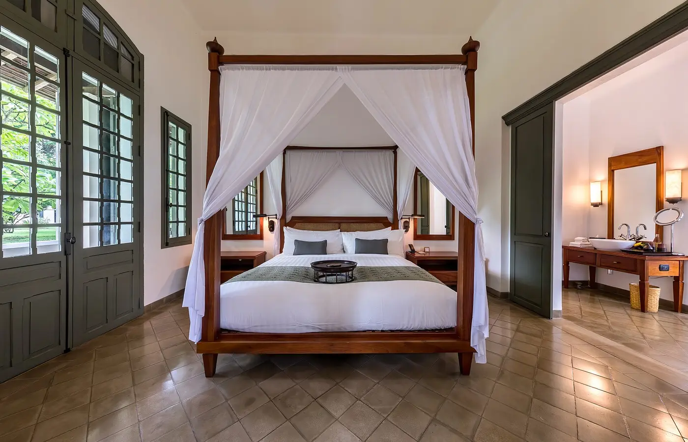 정원으로 문이 열리는 구름담 침실